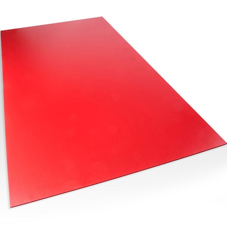 24 In. X 48 In. X 0.236 In. Foam PVC Red Sheet